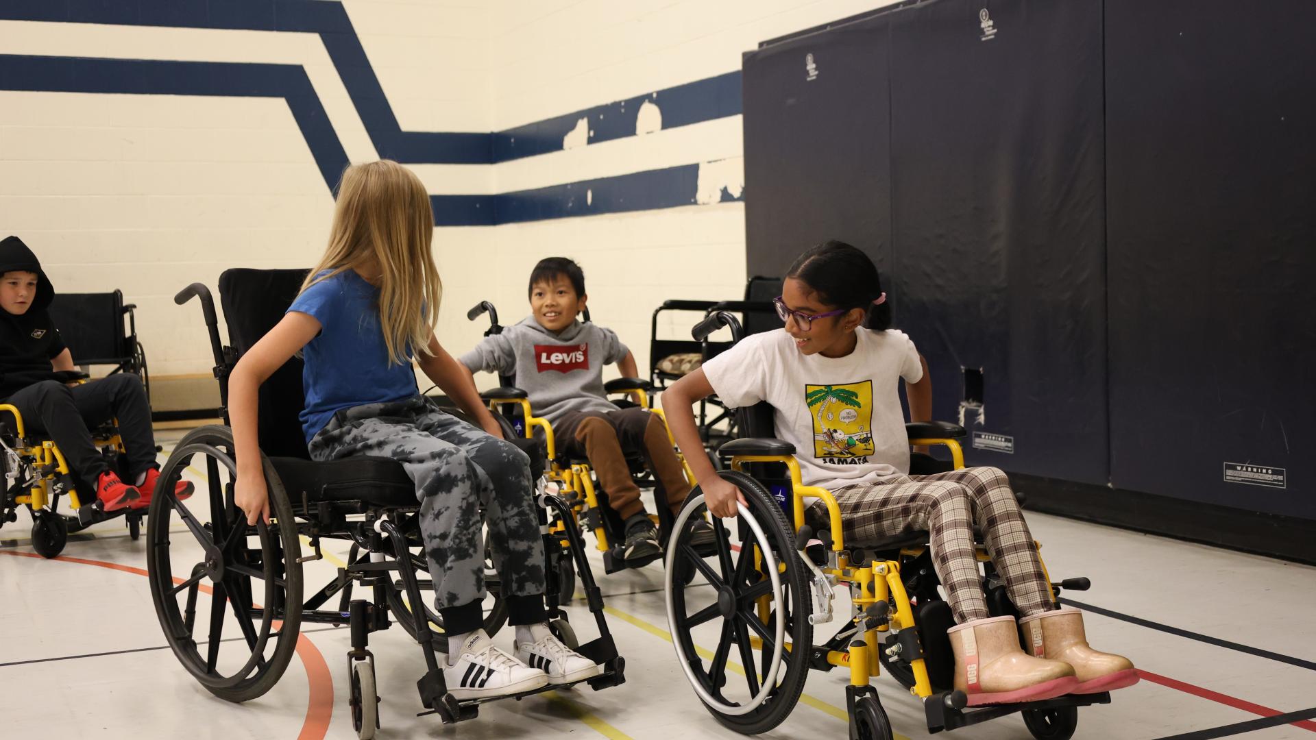 Innisfil students participating in recent Breaking Down Barriers workshop hosted by the Town of Innisfil