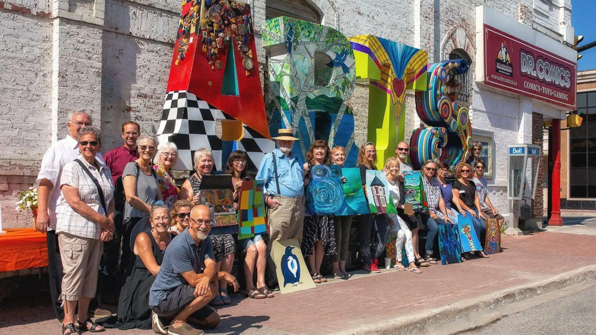 Streets Alive Orillia utilizes the power of art and community to revitalize the Downtown Orillia core.