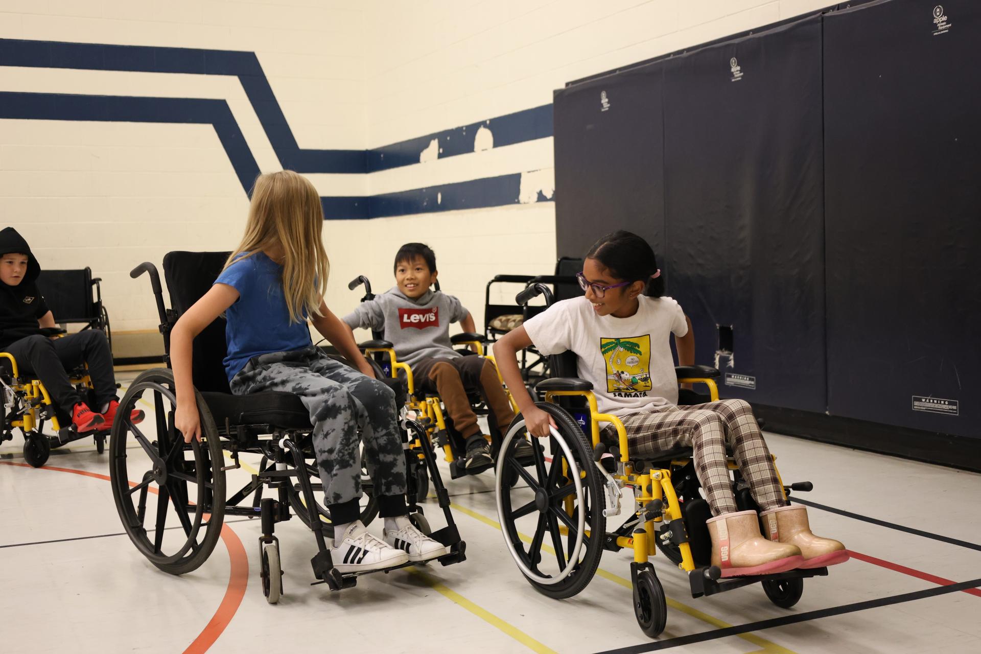Innisfil students participating in recent Breaking Down Barriers workshop hosted by the Town of Innisfil
