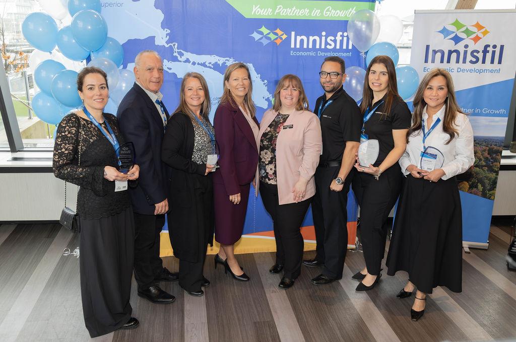 Image of the 5 recipients of the 2026 Innisfil Business Achievement Awards.