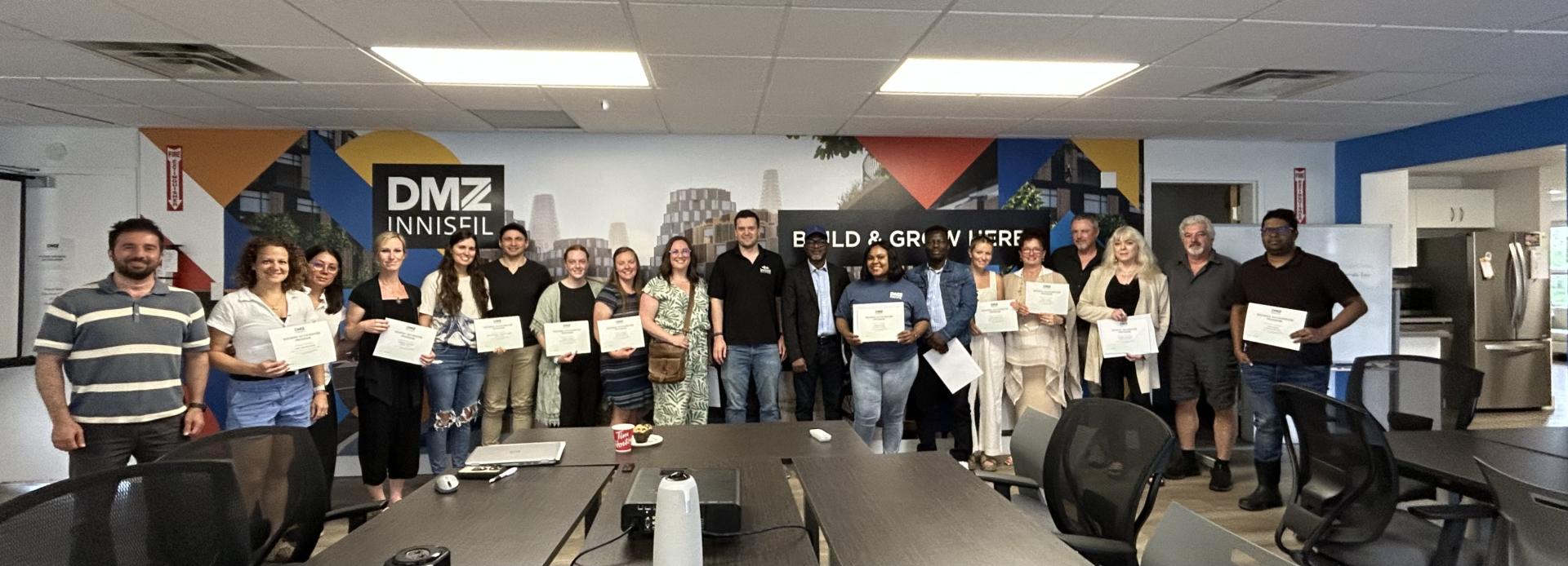 Group of previous DMZ cohort graduates
